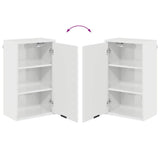 Bathroom Furniture Set High Gloss White Engineered wood, Metal 3393117