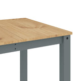 Dining Table PANAMA Grey 180x90x75 cm Solid Wood Pine 4005709