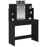 Dressing Table Black Oak 96 x 39 x 142 cm Engineered Wood 862109
