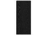 Plant Stand 2 pcs Black Oak 33 x 33 x 100 cm Engineered Wood 3365606