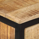 Console Table 70x35x70 cm Solid Rough Wood Mango 374076