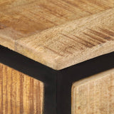 Console Table 70x35x70 cm Solid Rough Wood Mango 374076