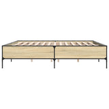 Bed Frame without Mattress Sonoma Oak 180x200 cm Super King 3279783