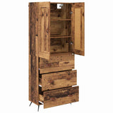 Highboard Old Wood 69.5 x 34 x 180 cm Engineered Wood 3415800