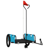 Bike Trailer Blue and Black Oxford Fabric and Iron 94198