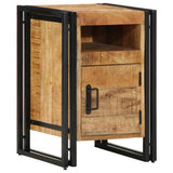 Bedside Cabinet 40x40x59 cm Solid Rough Wood Mango 4016694