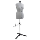 Adjustable Dress Form Female Height Adjustable Grey M Velvet 42018607