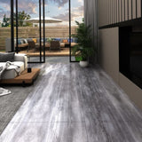 Self-adhesive PVC Flooring Planks 5.21 m 2 mm Matt Wood Grey 330197