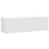Wall-Mounted TV Cabinet White 98 x 31 x 30 cm Engineered Wood 898555