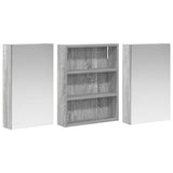 Bathroom Cabinet Set 3 pcs 100 x 10.5 x 50 cm Engineered wood 3403685