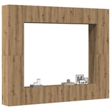 Wall Mounted TV cabinets 8 pcs Artisan Oak Engineered Wood 3328954