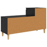 Shoe Cabinet Black Oak 102 x 36 x 60 cm Engineered Wood 881035