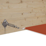 Vertical Awning Terracotta 100x1000 cm Oxford Fabric 148358