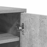 Shoe Cabinet Concrete Grey 60x35x70 cm Engineered Wood 808922