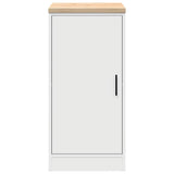 Garage Storage Cabinet White 40x51x85 cm Solid Wood Pine 860562