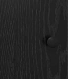 Highboard Black Oak 62 x 36 x 121.5 cm Engineered Wood 882256