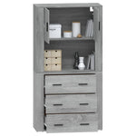 Highboard Grey Sonoma Engineered Wood 3185389