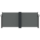 Retractable Side Awning Anthracite 100x1000 cm 4004688
