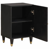Bathroom Cabinet Black 38 x 33 x 58 cm Solid Mango Wood 4018829