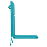 High Back Chair Cushion GEMERT 2 pcs 100% Polyester Turquoise 945768
