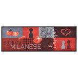 Kitchen Carpet Washable Tomatoes 60x180 cm 315977