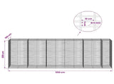 Gabion with 5 mm Wire and 5x10 cm Mesh 550x100x200 cm 3464885