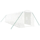 Greenhouse with Steel Frame White 16 m 8x2x2 m 3188030