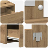 Dressing Table Brown 83 x 40 x 70 cm Engineered Wood 865234