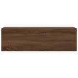 Bathroom Wall Cabinet Brown Oak 100x25x30 cm Engineered Wood 860100