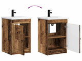 Bathroom Vanity with Sink Old Wood 42 x 40 x 84.5 cm 890062