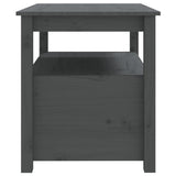 Coffee Table Grey 71x49x55 cm Solid Wood Pine 820938