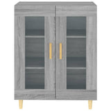 Sideboard Grey Sonoma 69.5x34x90 cm Engineered Wood 817334
