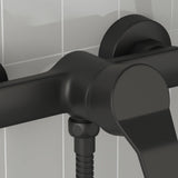 Shower Mixer Tap Black G 1 / 2 inches Brass 42023389