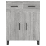 Highboard Grey Sonoma 69.5x34x180 cm Engineered Wood 3198175