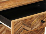 Bedside Table Brown 50 x 33 x 60 cm Solid Mango Wood 4018927