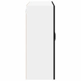 Wall Glass Cabinet LUCCA Black 80 x 31 x 80 cm Engineered Wood 885066
