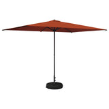 Garden Parasol with Base 200 x 300 cm Polyester Rectangular 42036207