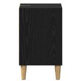 Bed Cabinet 2 pcs Black Oak 40 x 30 x 50 cm Engineered Wood 8003723