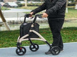 3 Wheel Rollator, Lightweight Aluminium Tri Walker with Adjustable Handle, Storage Bag and Dual T3398P344118