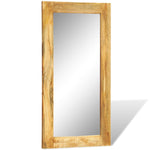 Wall Mirror with Solid Wood Frame 120 x 60 cm 241089