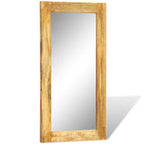 Wall Mirror with Solid Wood Frame 120 x 60 cm 241089