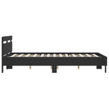Bed Frame without Mattress Black 150x200 cm King Size 3207414