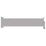 Patio Retractable Side Awning 60x300 cm Grey 48354