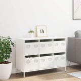 Sideboard White 101.5x39x73.5 cm Cold-rolled Steel 851267