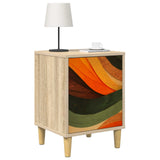 Bedside Cabinet BONN 2 pcs Sonoma Oak 36 x 33 x 50 cm 8007214