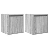 Wall-Mounted Bedside Cabinets 2 pcs Grey Sonoma 38x34x40 cm 861240