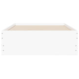 Bed Frame with Drawers without Mattress White 90x190 cm Single 3207322