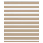 ZNTS Zebra Blind Sand Brown 135x100 cm Fabric Width 130.9 cm Polyester 4014528