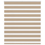 ZNTS Zebra Blind Sand Brown 135x100 cm Fabric Width 130.9 cm Polyester 4014528