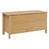 Storage Box HILL Honey Brown 90 x 40 x 45 cm Solid Pine Wood 42025031
